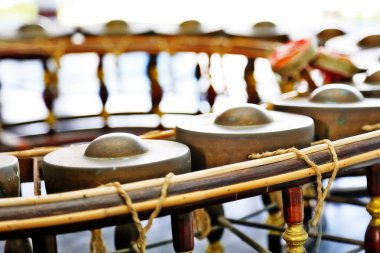 Dairesel gonglar, perküsyon enstrümanı yarım daire şeklinde dizilmiş farklı pervanelerden oluşan küçük ziller.