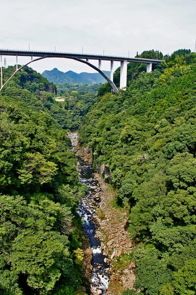 Takachiho Gorge Uno Stretto Abisso Scavato Nella Roccia Dal Fiume — Foto Stock