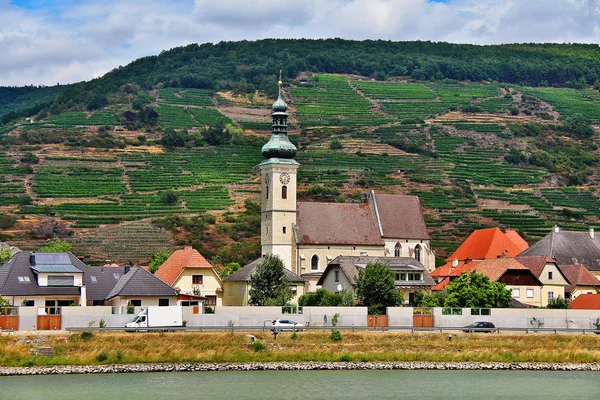 Kremže Der Donau Spolkové Zemi Dolní Rakousy Údolí Wachau Rakousko — Stock fotografie