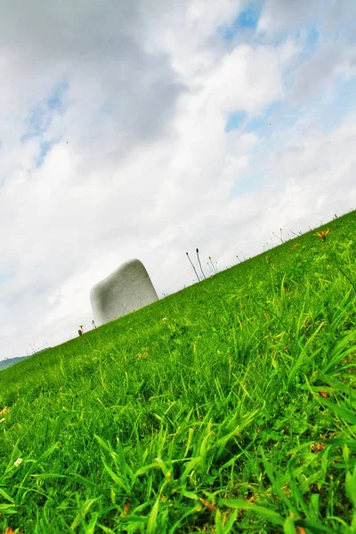 Hokkaido Japão Setembro 2009 Estátua Arte Design Lago Toya Toya — Fotografia de Stock