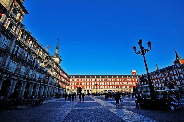 Madrid Spanya Mart 2017 Plaza Mayor Main Square Madrid Merkezinde — Stok fotoğraf