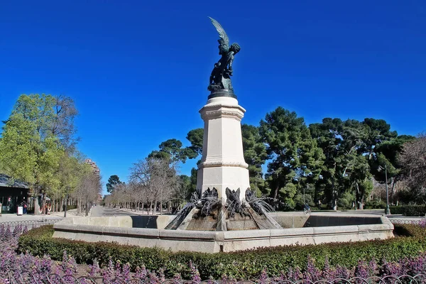 Fuente Del Ngel Cado Fuente Del Ángel Caído Monumento Del — Foto de Stock