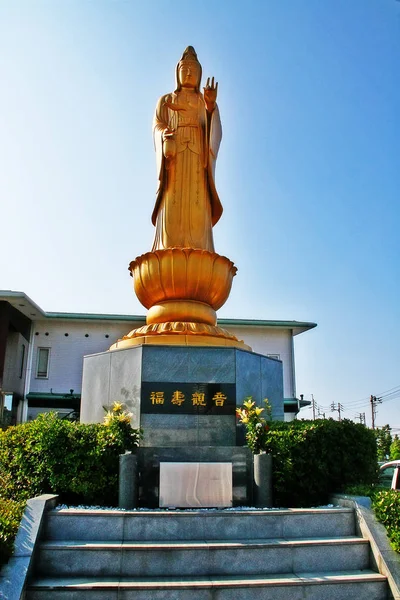 Utazu Kagawa Präfektur Shikoku Region Japan September 2009 Kannon Statue — Stockfoto