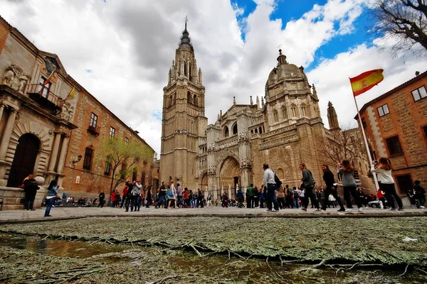 Toledo Kastilya Mancha Spanya Mart 2017 Primat Cathedral Saint Mary — Stok fotoğraf