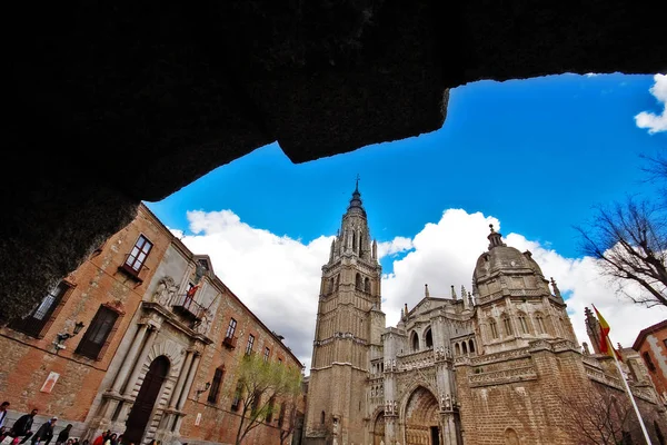 Toledo Castilië Mancha Spanje Maart 2017 Primaat Kathedraal Van Sint — Stockfoto