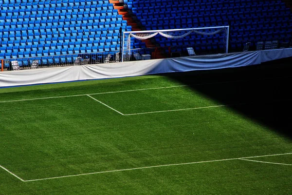 Madrid Spain March 2017 Playing Field Santiago Bernabu Stadium Estadio Stock Photo