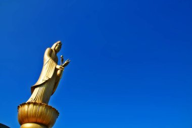 Utazu (Utazu-cho) kasabasındakannon heykeli, Ayauta Bölgesinde bulunan bir kasaba, Kagawa Prefecture, Shikoku bölgesi, Japonya