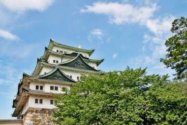 Nagoya kalesi, Nagoya-shi'de Japon tarzı kale, Chubu bölgesi, Aichi ili, Japonya