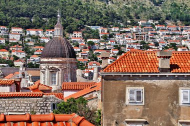 Dubrovnik Eski kenti Meryem Ana Veya Dubrovnik Katedrali, Unesco Dünya Mirası Listesi, Dubrovnik-Neretva İlçesi, Dalmaçya bölgesi, Hırvatistan