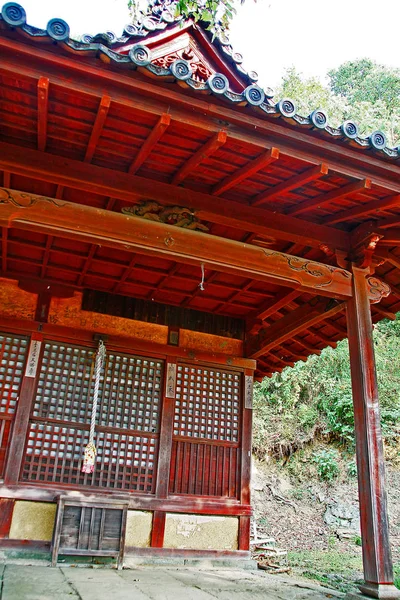 Salón Del Templo Kimiidera Templo Kimii Gokokuin Kimiisangohoji Wakayama Prefectura —  Fotos de Stock