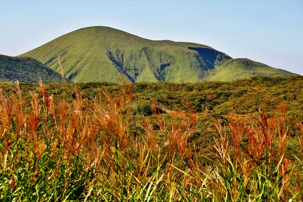 Monte Aso Aso San Maior Vulcão Ativo Japão Fica Parque — Fotografia de Stock