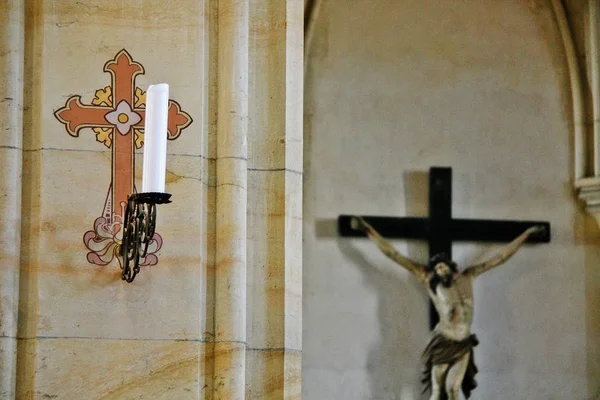 ボヘミア クトナ チェコ共和国2011年5月23日 イエス キリストと聖バーバラ教会の内部 ユネスコ世界遺産クトナ — ストック写真