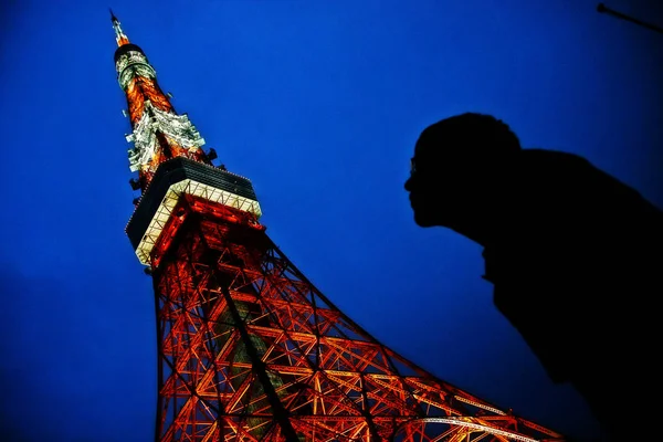 Tokyo Tower Ein Kommunikations Und Aussichtsturm Shiba Koen Bezirk Von — Stockfoto