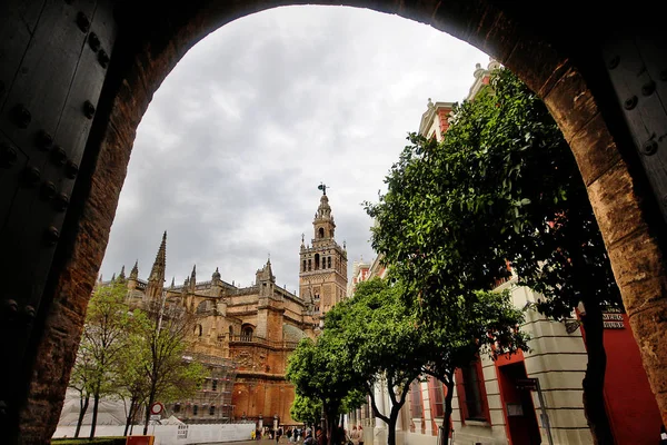 Saint Mary See Katedrali Santa Mara Sede Katedrali Veya Sevilla — Stok fotoğraf