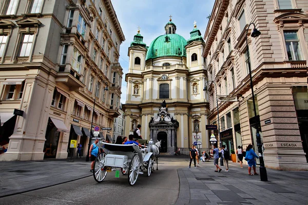 Wien Wien Österreich Osterreich Juni 2017 Katholische Kirche Peter Eine — Stockfoto