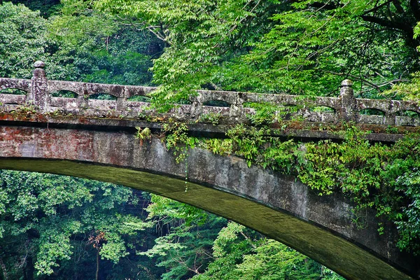 Gorge Takachiho Gouffre Étroit Coupé Travers Roche Par Rivière Gokase — Photo