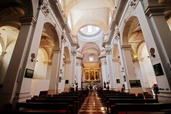 Dubrovnik Dalmatia Region Croatia June 2017 Interior Cathedral Assumption Virgin — Stock Photo, Image