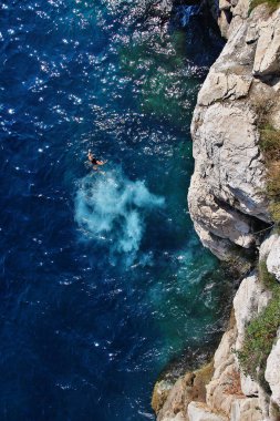 Adriatic Sea, Dubrovnik-Neretva County, Dalmatia region, Croatia clipart