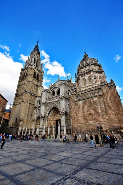 Toledo Kastilya Mancha Spanya Mart 2017 Primat Cathedral Saint Mary — Stok fotoğraf