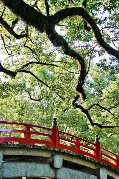 Dazaifu Tenman Shinto Helgedom Byggd Över Graven Sugawara Michizane 845903 — Stockfoto