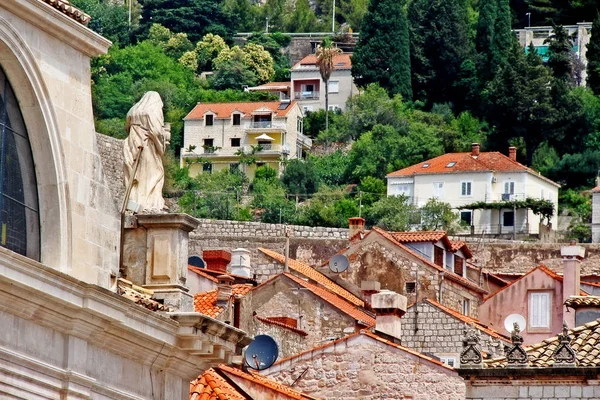 Παλιά Πόλη Του Ντουμπρόβνικ Μνημείο Παγκόσμιας Πολιτιστικής Κληρονομιάς Της Unesco — Φωτογραφία Αρχείου