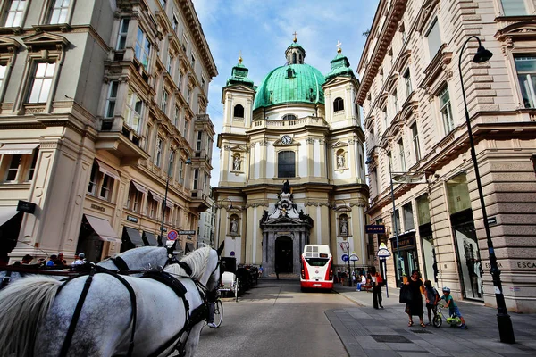 Wien Wien Österreich Osterreich Juni 2017 Katholische Kirche Peter Eine — Stockfoto