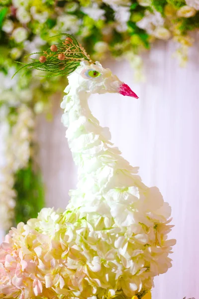 Květina Dekorovaná Svatbě — Stock fotografie