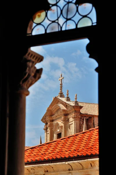 Dubrovnik Óvárosa Unesco Világörökségi Helyszín Dubrovnik Neretva Megye Dalmácia Régió — Stock Fotó