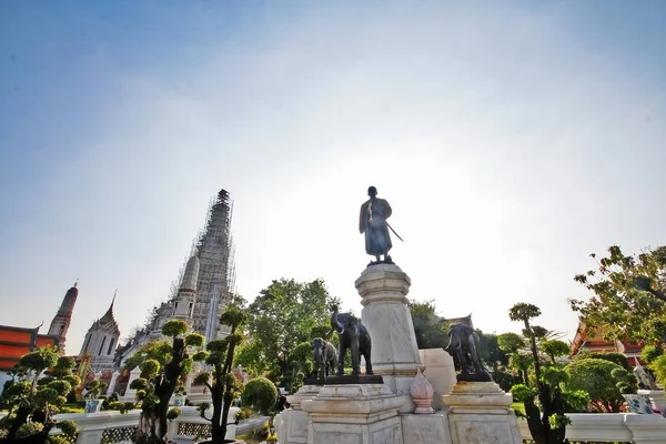 Bangkok Yai Bangkok Tailandia Diciembre 2016 Monumento Del Rey Rama —  Fotos de Stock