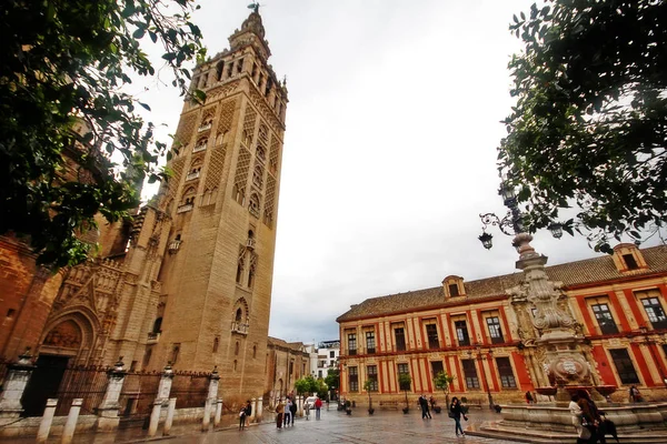 Plaza Virgen Los Reyes Sevilla Sevilla Endülüs Güney Spanya — Stok fotoğraf