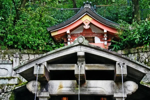 Cascata Otowa Otowa Taki Kiyomizu Dera Tre Canali Cascata Dove — Foto Stock