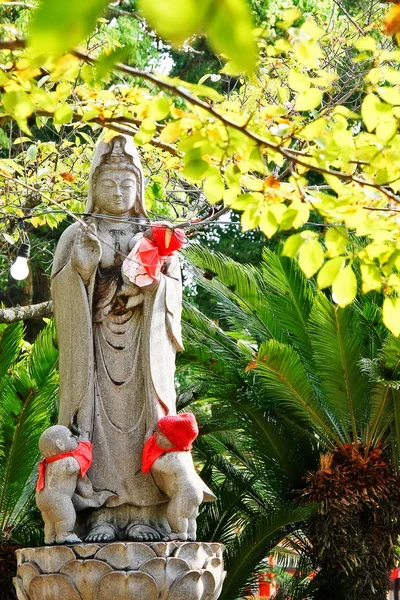 Estatua Mizuko Kannon Kimiidera Templo Kimii Gokokuin Kimiisangohoji Wakayama Prefectura — Foto de Stock