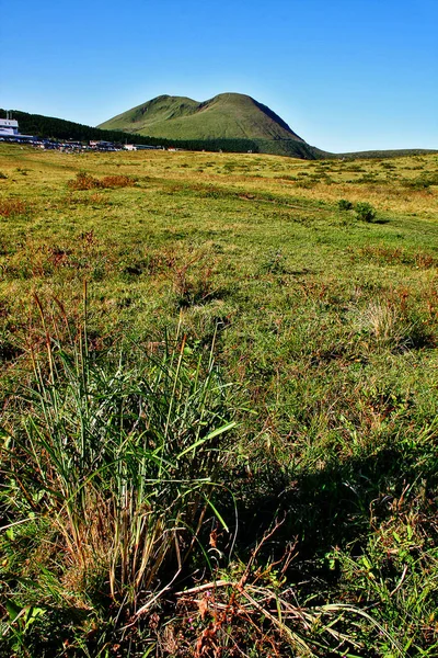 Monte Aso Aso San Maior Vulcão Ativo Japão Fica Parque — Fotografia de Stock