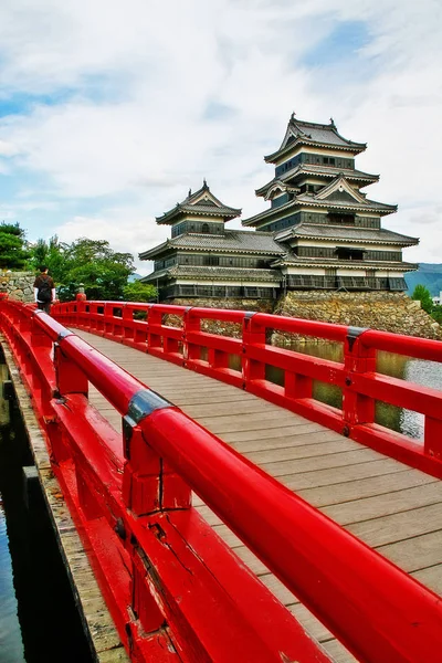 Matsumoto Castle (Matsumoto-jo), or known as Crow Castle (Karasu-jo), one of Japanese premier historic castles in easthern Honshu, Matsumoto-shi, Chubu region, Nagano Prefecture, Japan