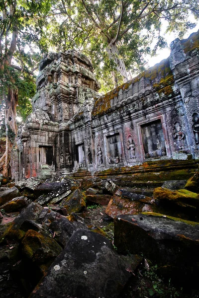 Prohm Prasat Prohm Bayon Stijl Tempel Beroemd Als Oude Tempel — Stockfoto