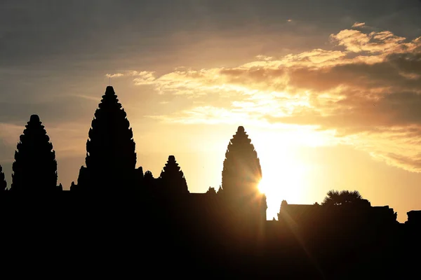Angkor Wat Nokor Wat Capital Temple Complejo Templos Construido Originalmente —  Fotos de Stock