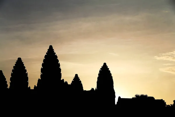 Angkor Wat Nokor Wat Fővárosi Templom Templomkomplexum Melyet Eredetileg Visnu — Stock Fotó