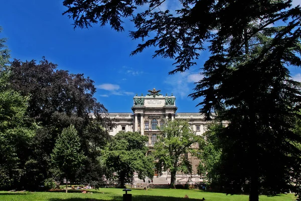 Neue Burg Burggarten Jardín Corte Antiguo Jardín Del Palacio Agradable — Foto de Stock
