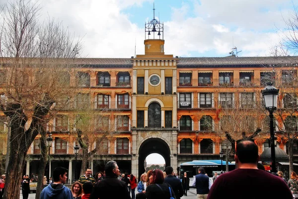 Toledo Castela Mancha Espanha Março 2017 Arco Sangre Praça Zocodover — Fotografia de Stock