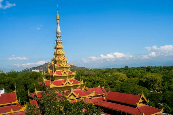 Mandalay paleis — Stockfoto