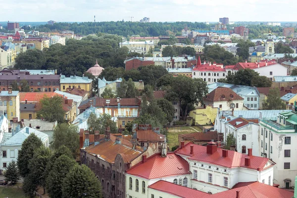 Vista Ciudad Vyborg Desde Torre — Foto de Stock