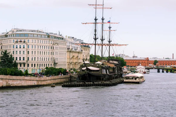 Vistas Los Palacios San Petersburgo Desde Río — Foto de Stock