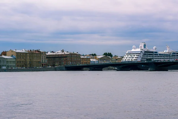 Vistas Los Palacios San Petersburgo Desde Río — Foto de Stock