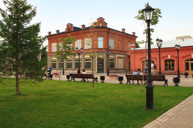 eski şehirde park
