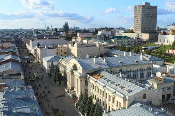 Widok z góry na ulicę — Zdjęcie stockowe