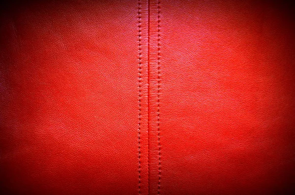 가죽의 완벽하고 세련된 배경입니다 자연스러운 닫힙습니다 빨간색 배경입니다 쉐이드의 — 스톡 사진