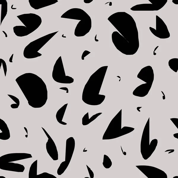 Бесшовный Рисунок Черных Абстрактных Точках Простой Фон Текстиля Обоев Шаблонных — стоковое фото