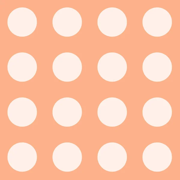 Seamless Pattern White Circles Simple Background Textile Fabric Covers Surface — Stock Photo, Image