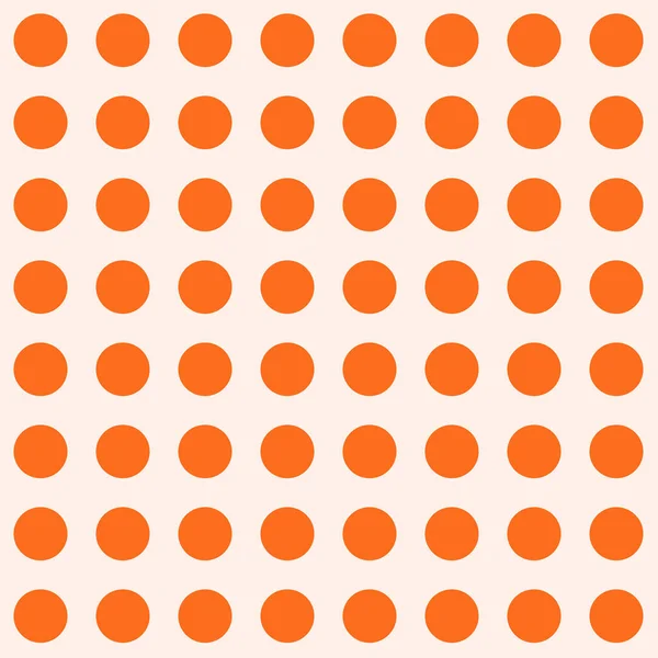 Patrón Sin Costuras Círculos Naranjas Fondo Simple Para Textil Tela — Foto de Stock