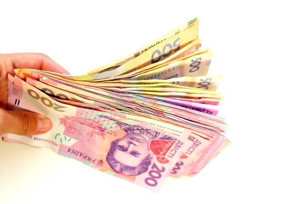 200 ve 500 UAH için Ukrayna parası. Ekonomi. Ukrayna.